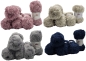 Preview: 5x100 g Himalaya Yumos Star Plüschgarn, Fransengarn mit Glitzer, 500 Gramm Strickwolle mit Plüsch